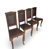Italian art deco dining chairs 1920s