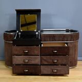 Dressing table and its pouf, Italian design – 1970