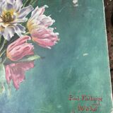 Ancienne huile sur toile signée Paul Follain. 1915