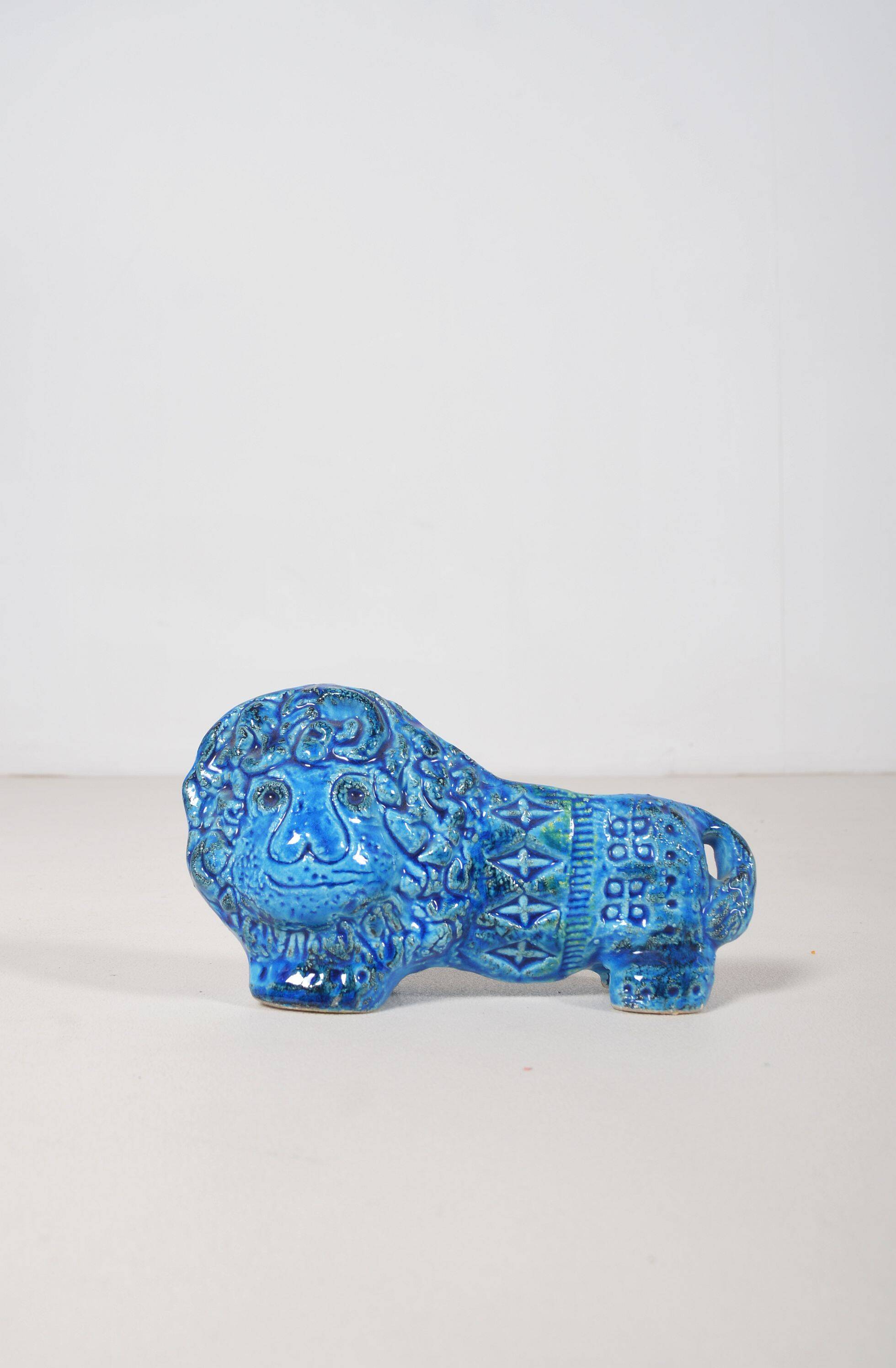Lion de Bitossi conçu par Aldo Londi pour Flavia, années 1970