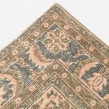6x9 Salmon & Brown Madallion Pattern Persian Area Rug, 182x284Cm