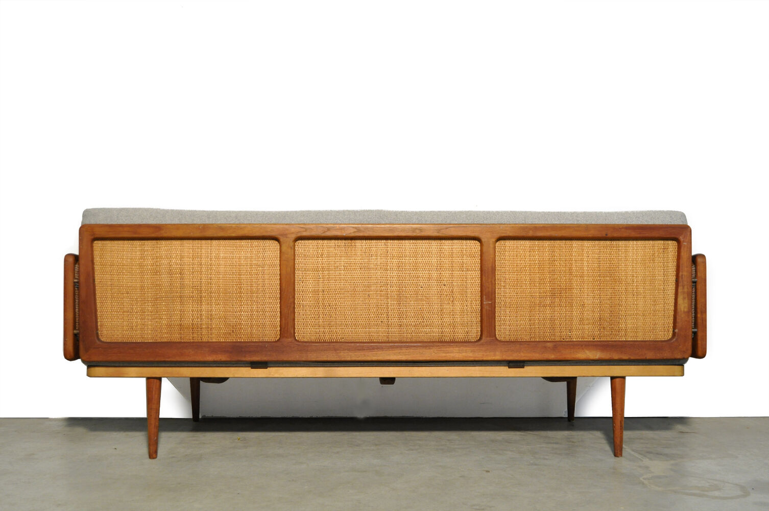 Teak 3-seater sofa by Peter Hvidt & Orla Mølgaard Nielsen for France & Daverkosen, Denmark 1953-1957