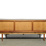 Teak 3-seater sofa by Peter Hvidt & Orla Mølgaard Nielsen for France & Daverkosen, Denmark 1953-1957