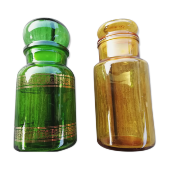 Pair of apothecary-style jars