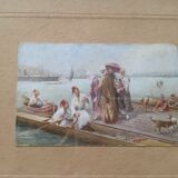 Pair of 2 orientalist watercolours early 20th