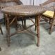 Dark rattan winter garden furniture