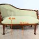 Small Mahogany Backsplash Daybed, Return from Egypt Style – Early 20th Century