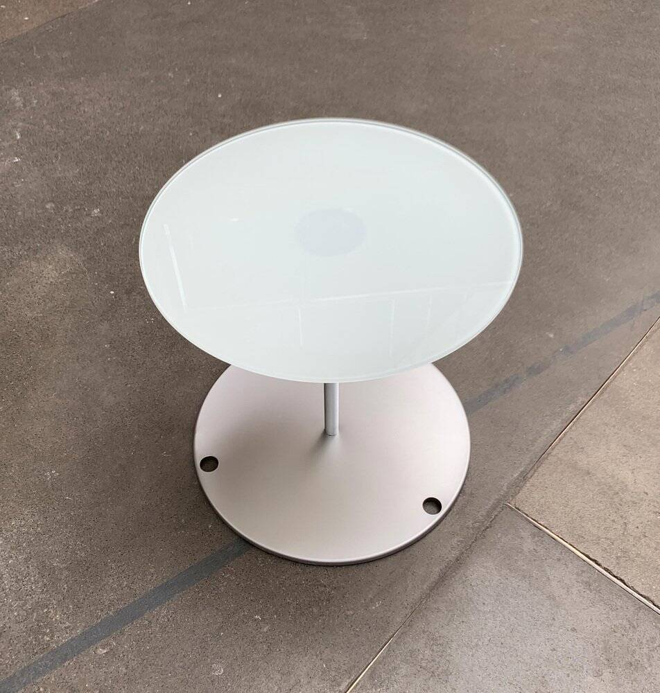 Postmodern side table from the Drift series by Walter Knoll, 1990s.