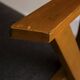 Pair of grey wooden Scandinavian chairs
