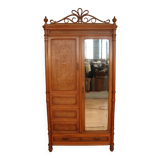 Thonet style curved wood cabinet
