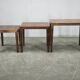 Severin Hansen Nesting Tables for Haslev, Denmark, 1960s