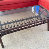 Rattan coffee table
