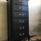 Vintage chiffonnier with black makeover