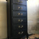 Vintage chiffonnier with black makeover