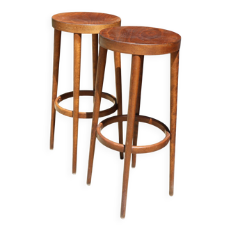 2 tabourets baumann haut 790mm
