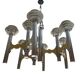 Vintage Italian 9-arms luchter Sciolari