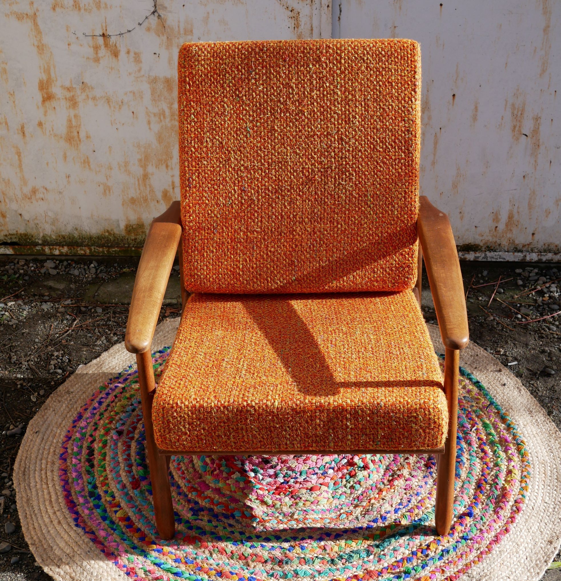 Scandinavian armchair teak