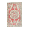 4x7 anatolian handmade vintage rug 215x138cm