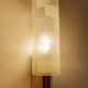 Paire Appliques Vintage Verre Laiton