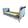 Rest bench or individual bed velvet blue