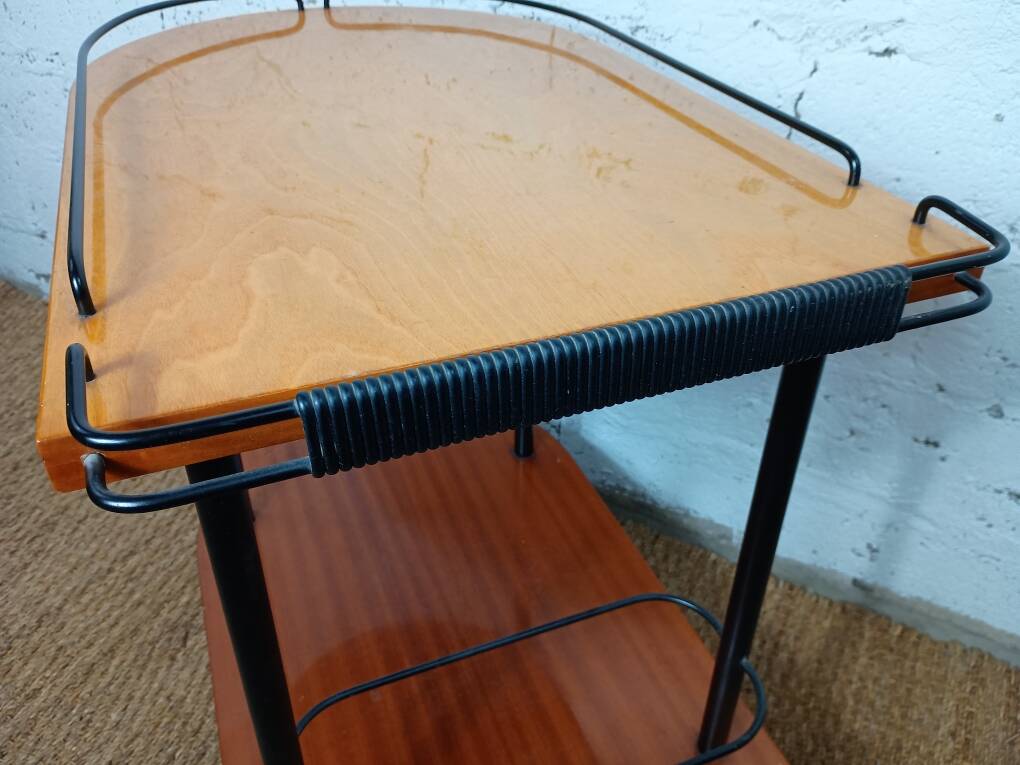 1950s/60s rolling dessert trolley