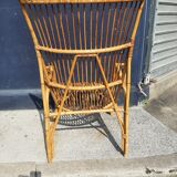 Rattan armchair