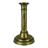Golden brass candlestick, vintage