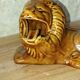 Ceramic lion – Vintage cigarette holder – 1950s–60s