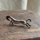 Set of 6 silver-plated horse knife rests L8 H2