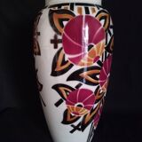 Keller & Guérin Luneville - Art Deco vase model "Pergola"