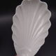 Set of 7 cups in white porcelain and in the shape of a shell - Pillivuyt around 1940
