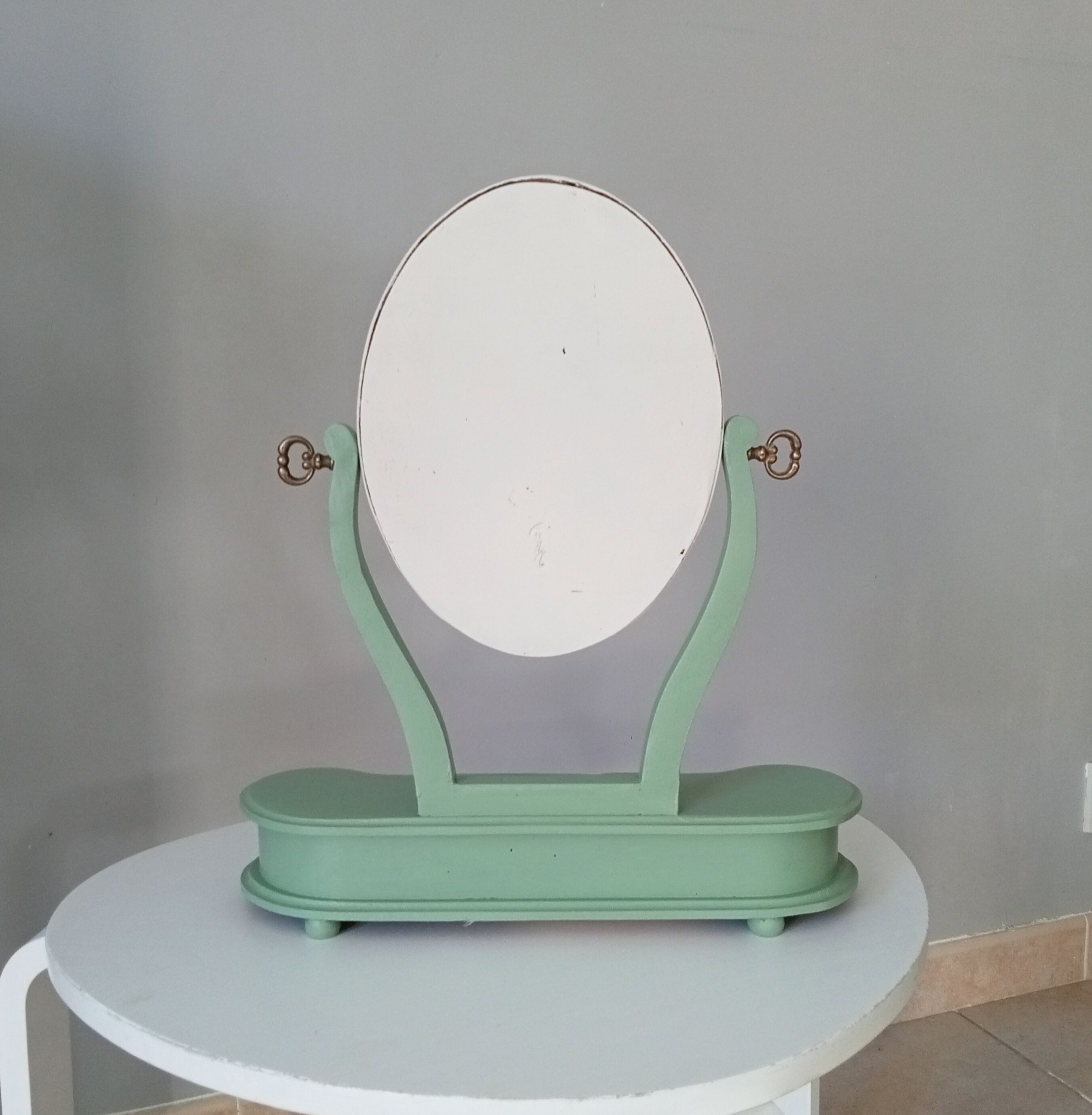 Vintage psyche table mirror 70s/80s
