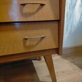 Scandinavian dresser vintage compass feet