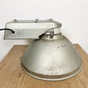 Industrial Factory Pendant Lamp with Frosted Glass Cover, 1970s