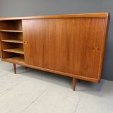 Mid-Century Danish Teak Highboard by H.W.Klein for Bramin, 1960s