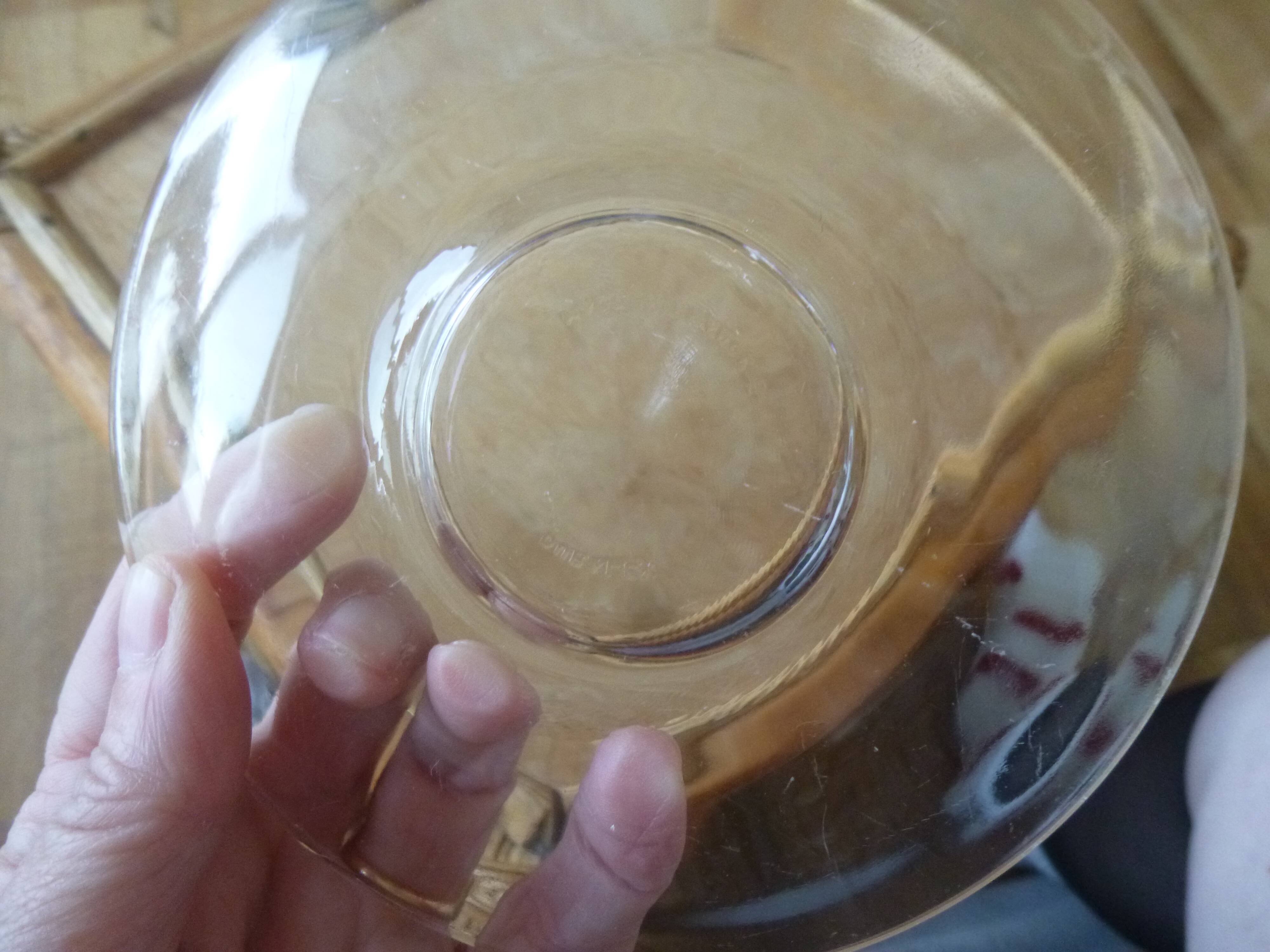 Vintage Duralex cups and saucers