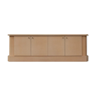 Ivory lacquer sideboard by Jean-Claude Dresse