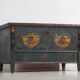 Old hand-painted mallet – Central Europe (circa 1850)