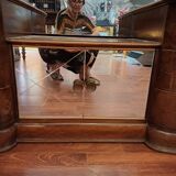 Dressing table large mirror free form vintage 1950