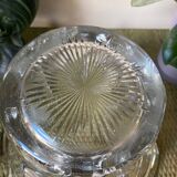 Molded pressed glass cup