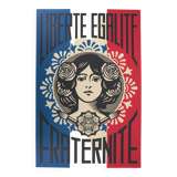 Shepard Fairey (Obey Giant): Liberty, Equality, Fraternity - Signed lithograph