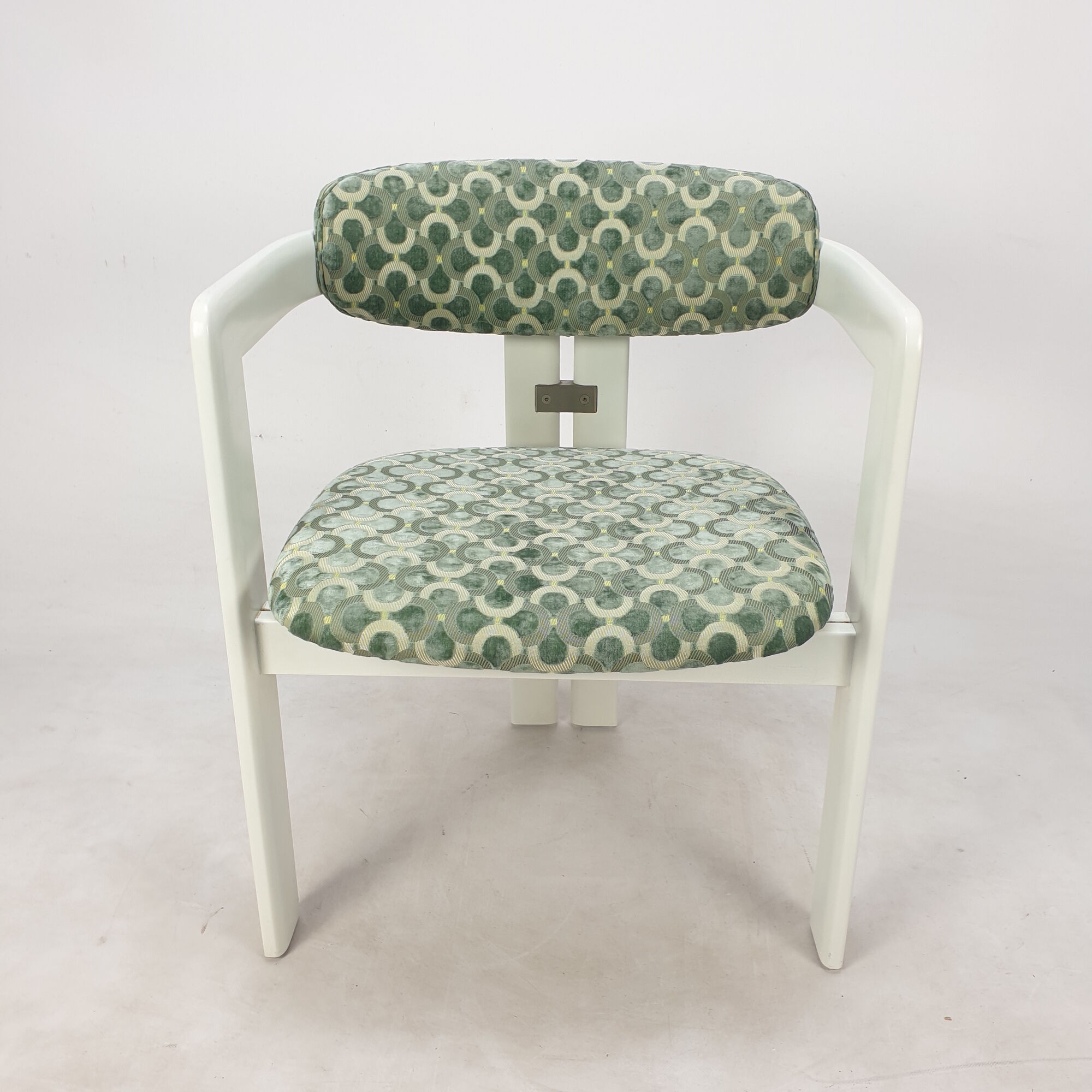 Augusto Savini for Pozzi Set of Four 'Pamplona' Chairs, Italy 1970's