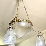 Large 1900 neoclassical chandelier