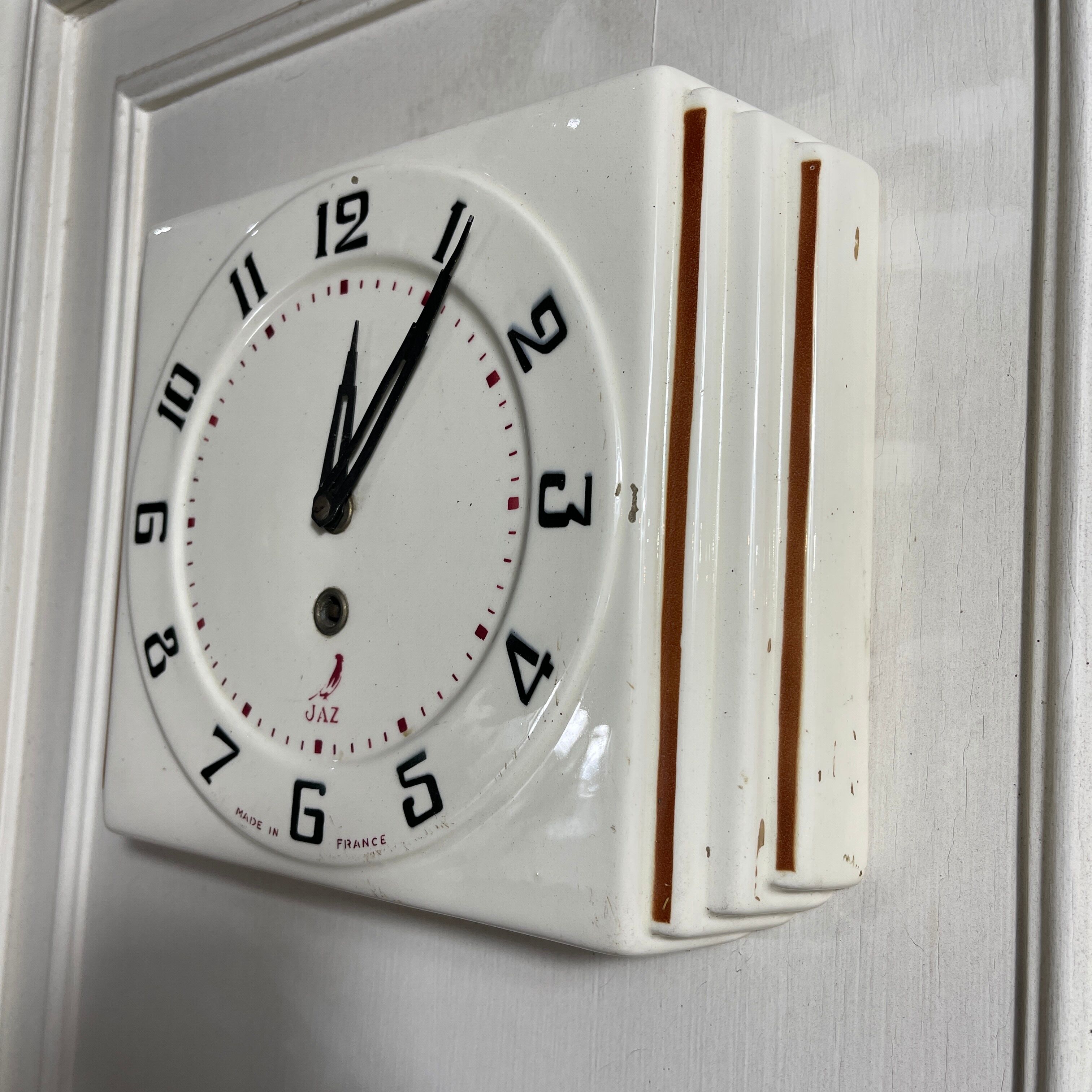 Vintage JAZ ceramic clock