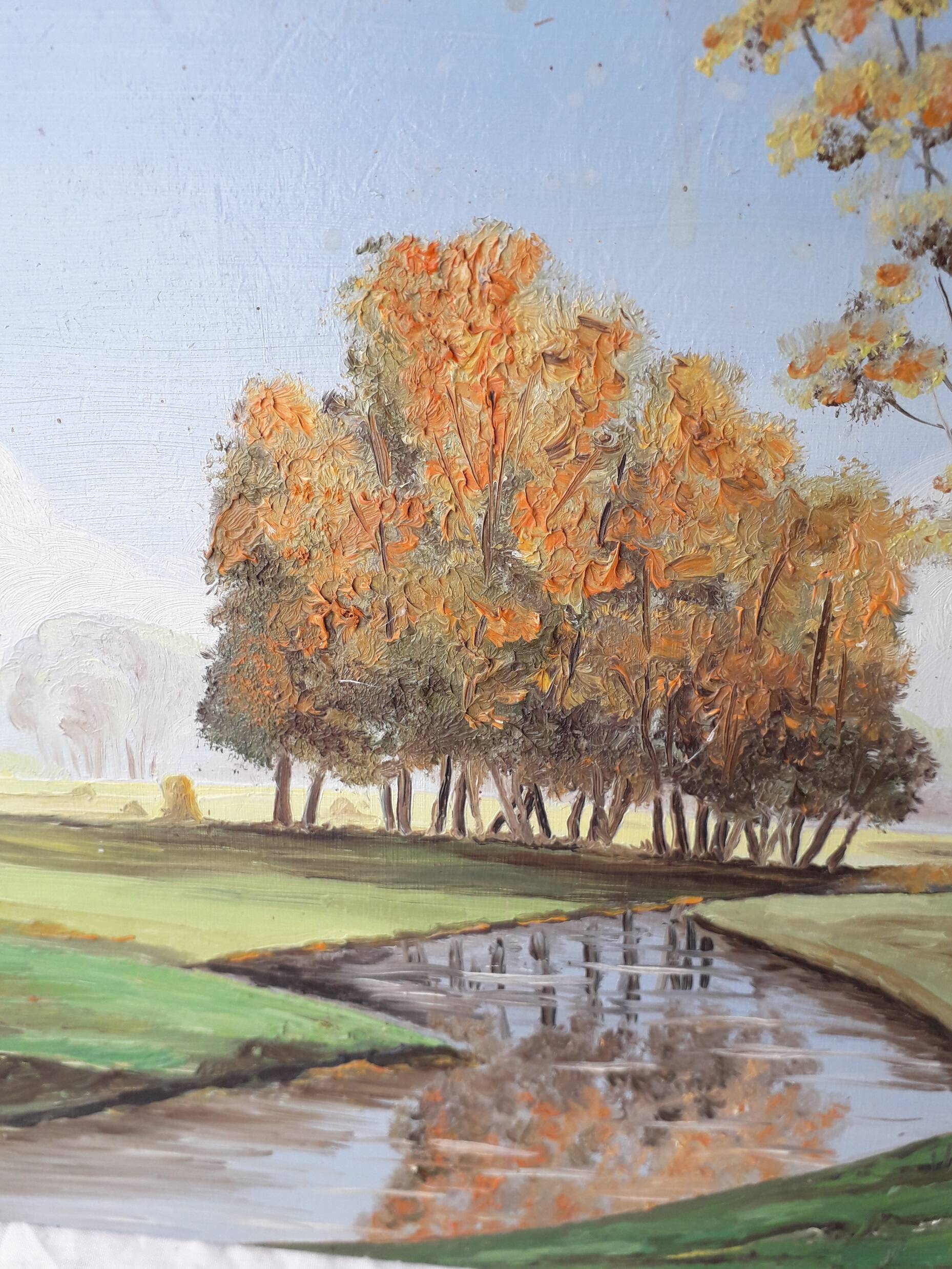 Landscape oil painting