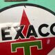 Plaque publicitaire texaco USA de 1958