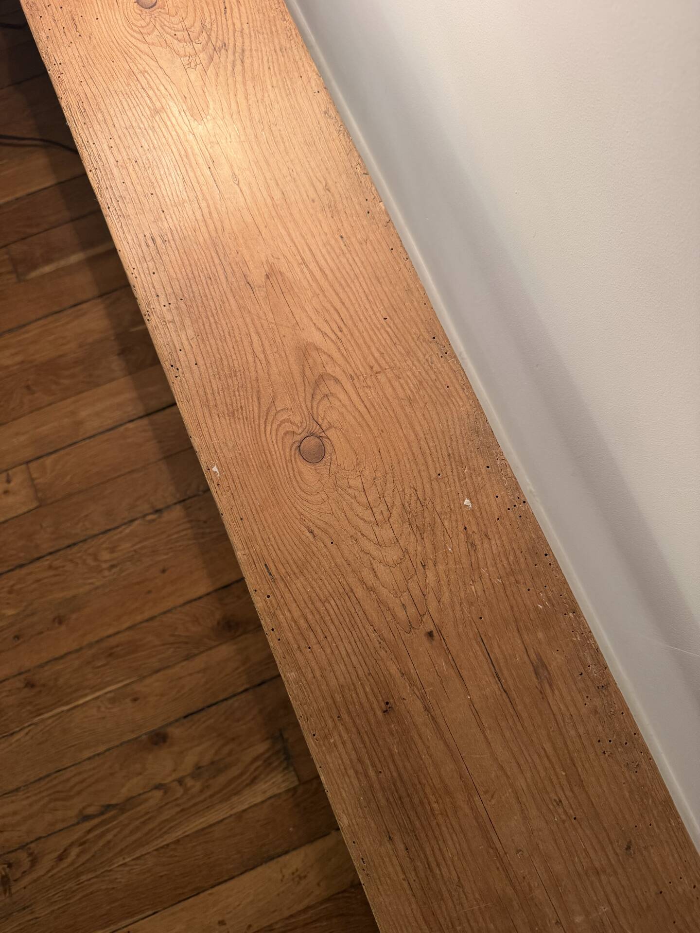 Banc de ferme en bois massif 