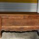 French provincial chest in carved and pegged solid oak, 18th century.