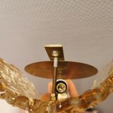 Wall lamps in crystal glass with brass suspension.Carl Fagerlund for Swedish Orrefors