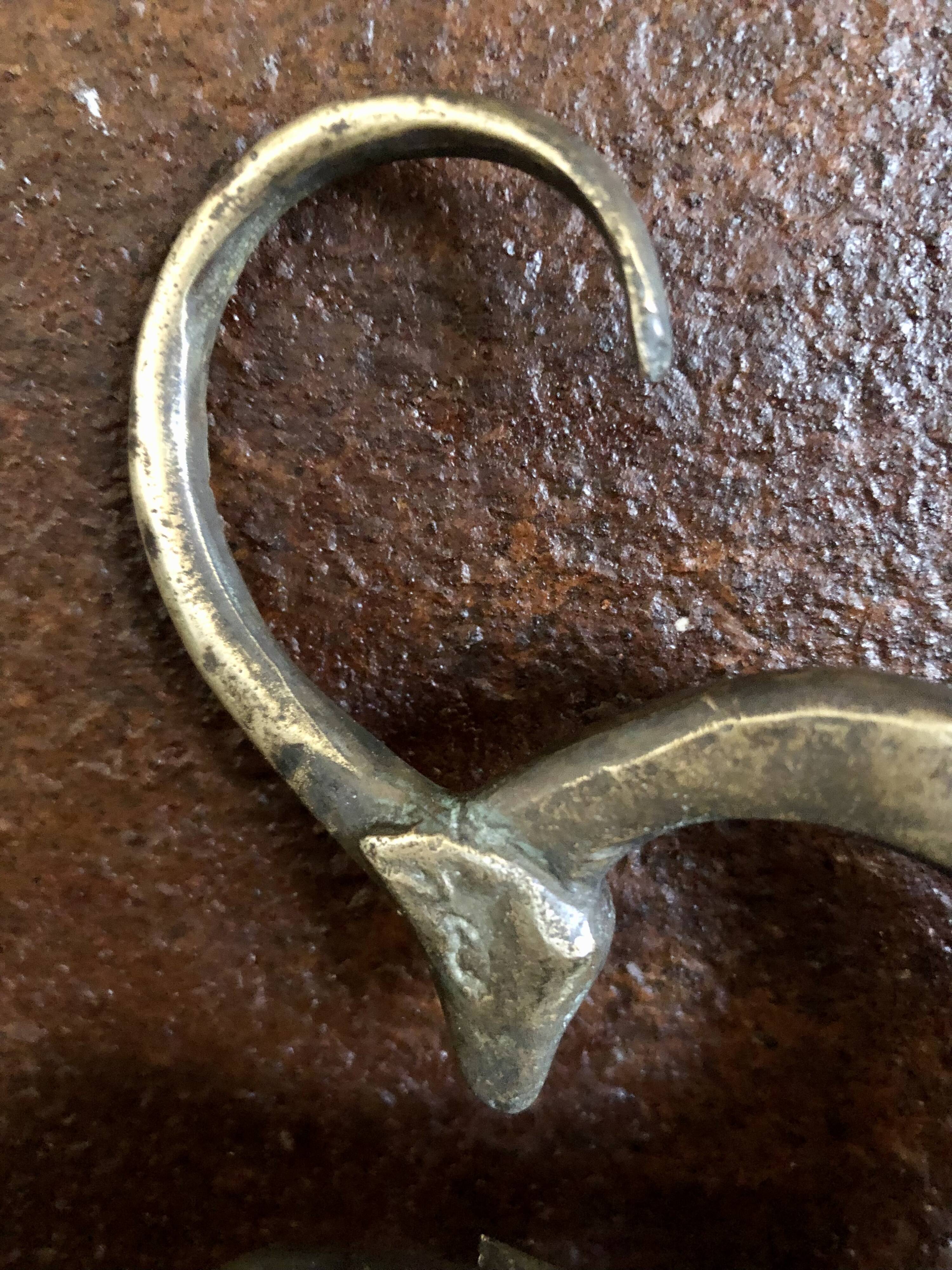 Animal bronze signed